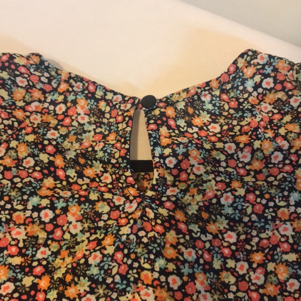 Printed Girls Blouse Size 10 - Picture 7 of 7
